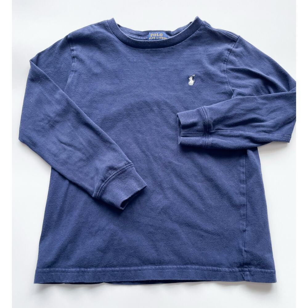 Polo Ralph Lauren Navy Blue Long Sleeve T-shirt Size 6